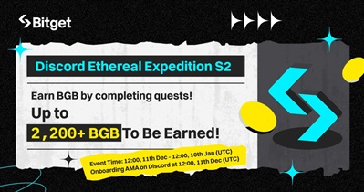 Bitget Token to Hold Ethereal Expedition on Discord