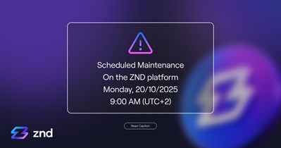 ZND Token to Conduct Scheduled Maintenance