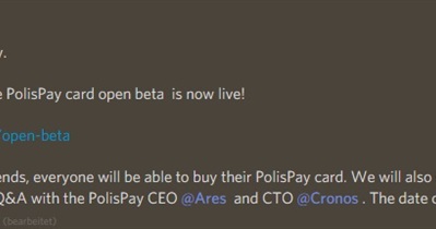 PolisPay Card Open Beta