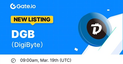 Gate.io проведет листинг DigiByte 19 марта