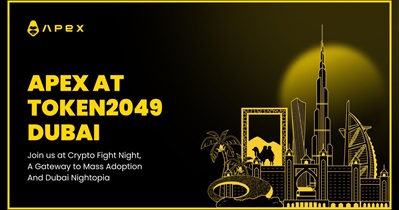 ApeX Token примет участие в «TOKEN2049» в Дубае 18 апреля