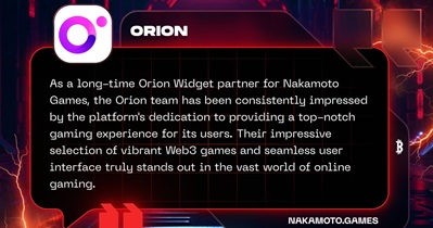 Nakamoto Games заключает партнерство с Orion