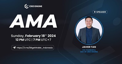Creo Engine проведет АМА в Telegram 18 февраля