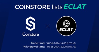 Coinstore проведет листинг ECLAT 18 февраля