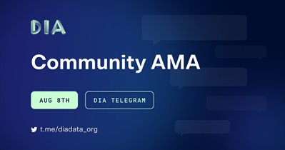 DIA to Host AMA on Telegram on August 8
