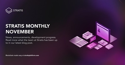Stratis Releases Monthly Report for November