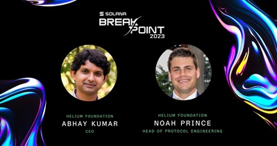 Helium to Participate in Solana Breakpoint in Amsterdam