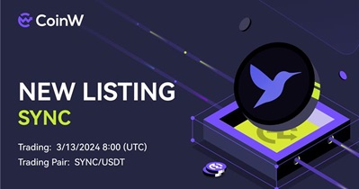 Syncus to Be Listed on CoinW on March 13th