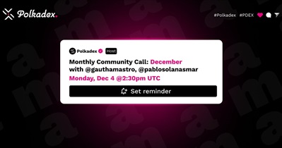 Polkadex to Host Community Call on December 4th