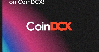 CoinDCX पर लिस्टिंग