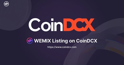 CoinDCX पर लिस्टिंग