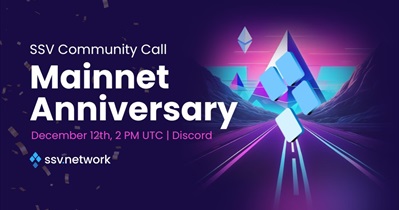 SSV Network to Host Community Call on December 12th