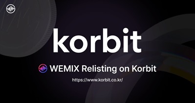 Wemix Token to Be Listed on Korbit on December 8th