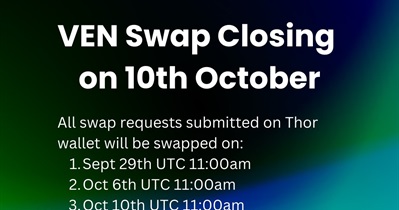 VeChain to Terminate Token Swap Service on October 10th