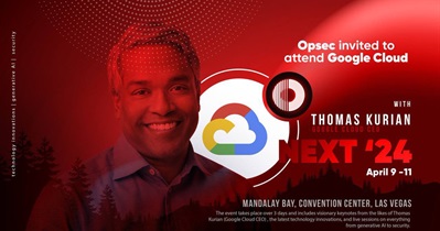 OpSec примет участие в «Google Cloud Next’ 24» в Лас-Вегасе 9 апреля