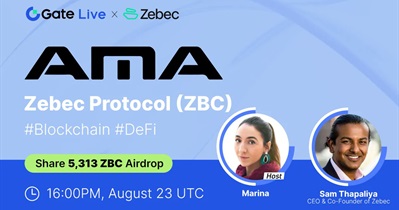 Zebec Protocol to Attend AMA With Gate.io on August 23rd