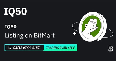 IQ50 to Be Listed on BitMart on March 18th