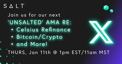 SALT to Hold AMA on X on January 11th