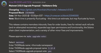 Actualización de la red principal a la versión 3.12.0