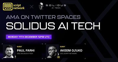 Solidus AI TECH проведет АМА в X 11 декабря