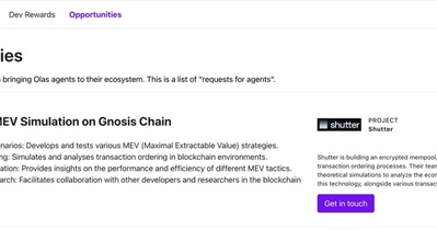 Olas Introduces New Opportunities Section for AI Agent Requests in the Build App