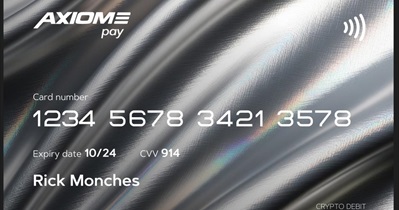 Axiome to Launch AXP/AXM Market and Payment Rewards Program on January 23