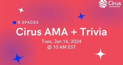 Cirus to Hold AMA on X on January 16th