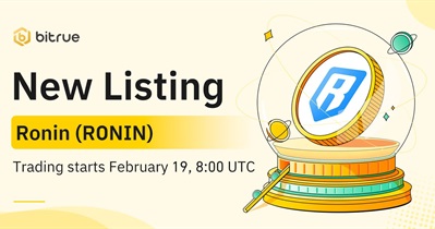 Ronin to Be Listed on Bitrue on February 19th