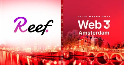 Reef to Participate in Web3 Amsterdam in Amsterdam in March