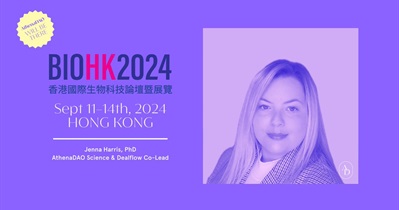 AthenaDAO Token to Participate in BIOHK2024 in Hong Kong on September 13th