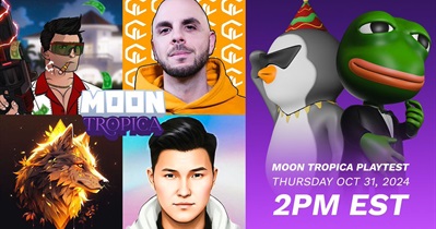 Moon Tropica to Hold Live Stream on YouTube on October 31st