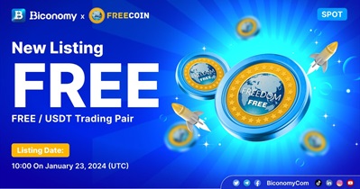 FREEdom Coin to Be Listed on Biconomy Exchange on January 23rd