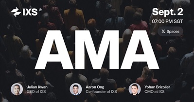 IXS to Hold AMA on X on September 2nd