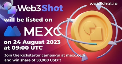 MEXC проведет листинг Web3Shot 24 августа