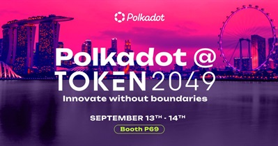 Polkadot примет участие в «Token2049» в Сингапуре 13 сентября