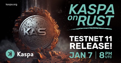 7 января Kaspa запустит тестовую сеть 11.0