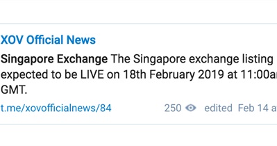 Singapore Exchange पर लिस्टिंग