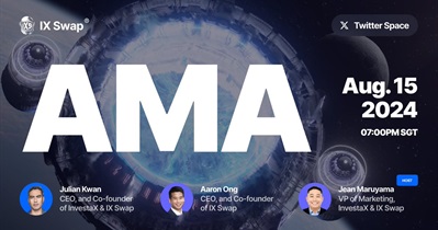 IX Swap to Hold AMA on X on August 15th