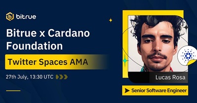 Cardano примет участие в AMA в сотрудничестве с Bitrue в Twitter 27 июля