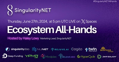 SingularityNET to Host Community Call on June 27th