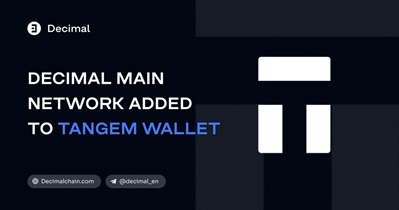 Decimal to Be Integrated With Tangem