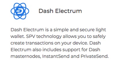 Light Wallet Dash Electrum v.3.3.8.5