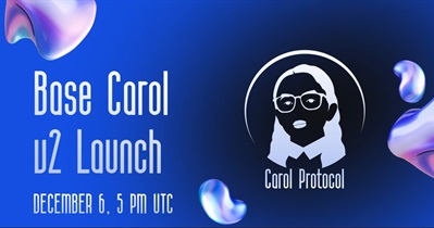 CAROLToken to Be Launched on New Contract  on December 6th