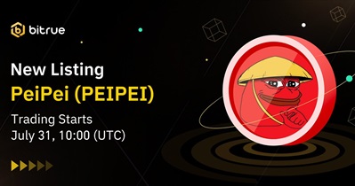 PeiPei to Be Listed on Bitrue