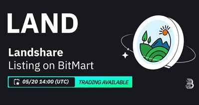 Landshare to Be Listed on BitMart on May 20th