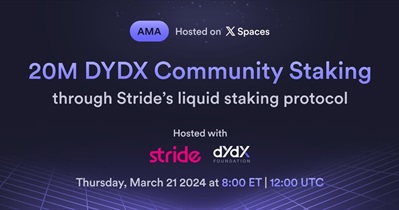 dYdX to Hold AMA on X on March 21st