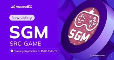 SRCGAME to Be Listed on AscendEX on September 9th