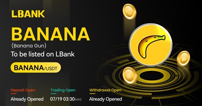 LBank проведет листинг Banana Gun