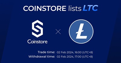 Coinstore проведет листинг Litecoin 2 февраля