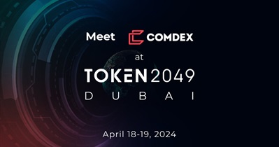 Comdex to Participate in TOKEN2049 in Dubai on April 18th